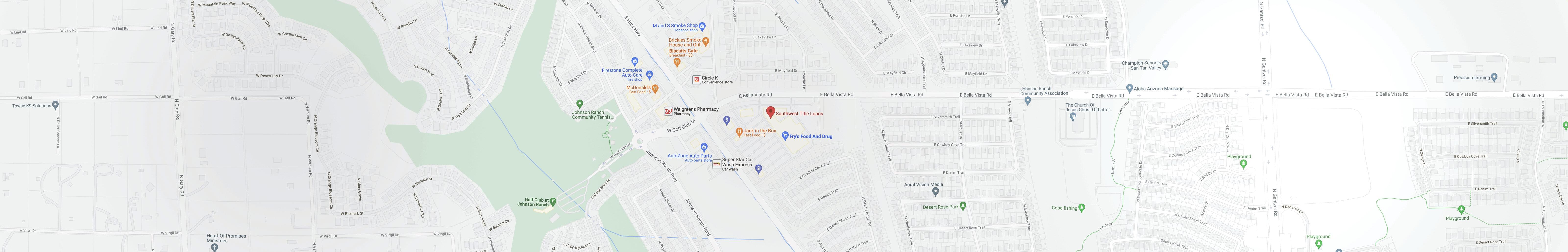 San Tan Valley/Queen Creek Store Map
